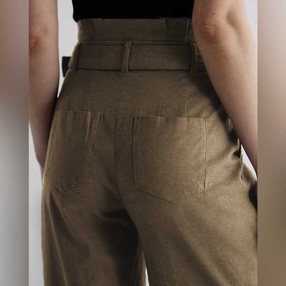 NWOT Express Olive Green high-waist pants - Picture 5 of 12